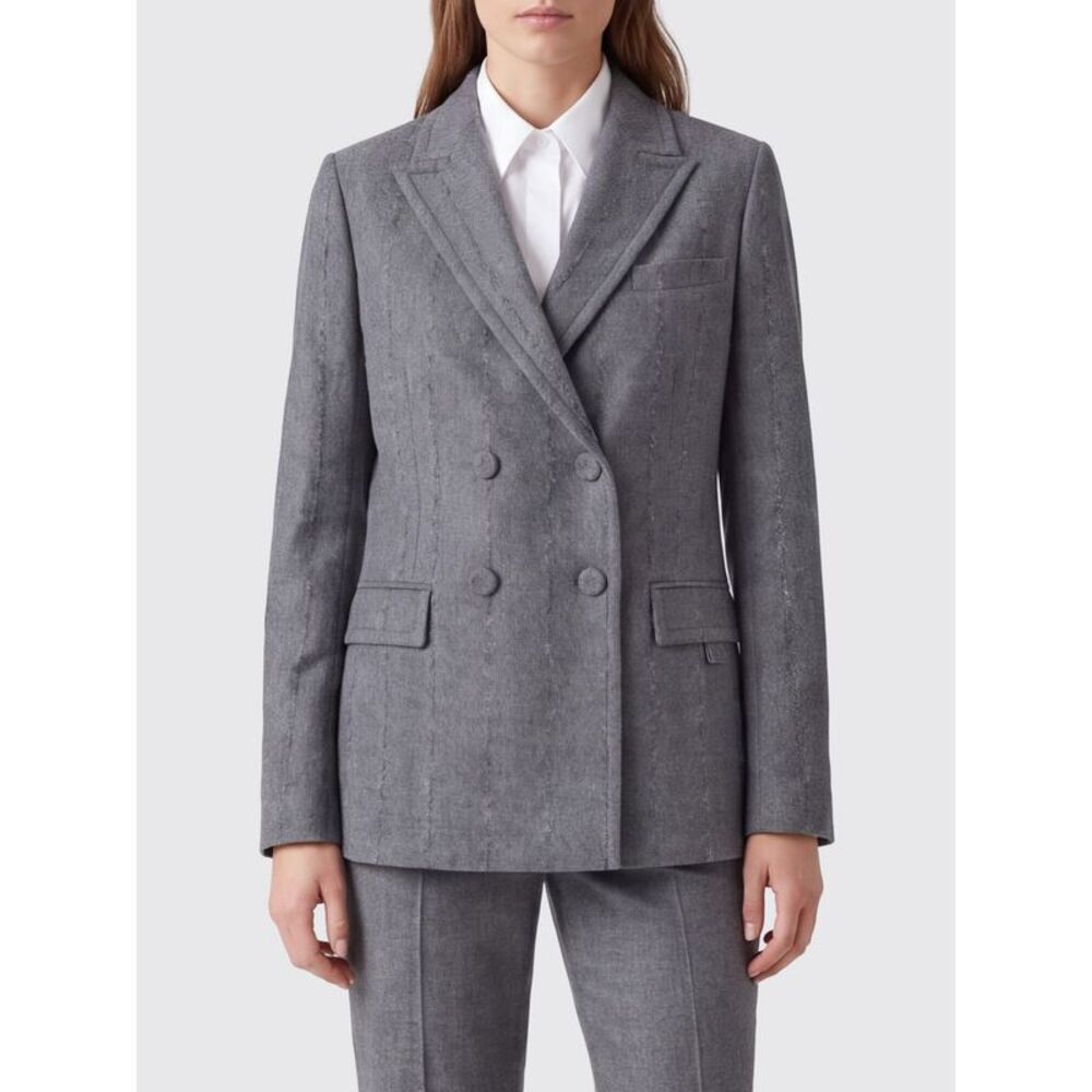 Fabiana Filippi Women Fabiana Filippi Double-Breasted Cropped Virgin Wool Blazer